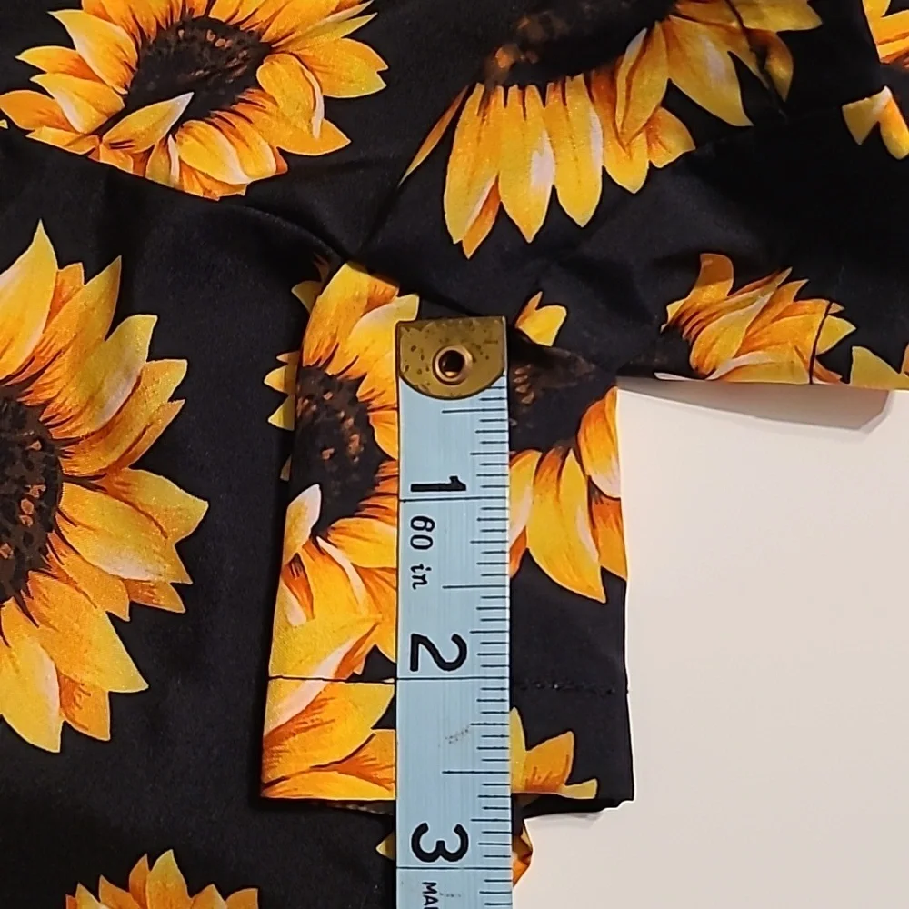 Shein Girls Cute Adorable Stylish Size 8 Sunflower Romper EUC - Picture 8 of 10